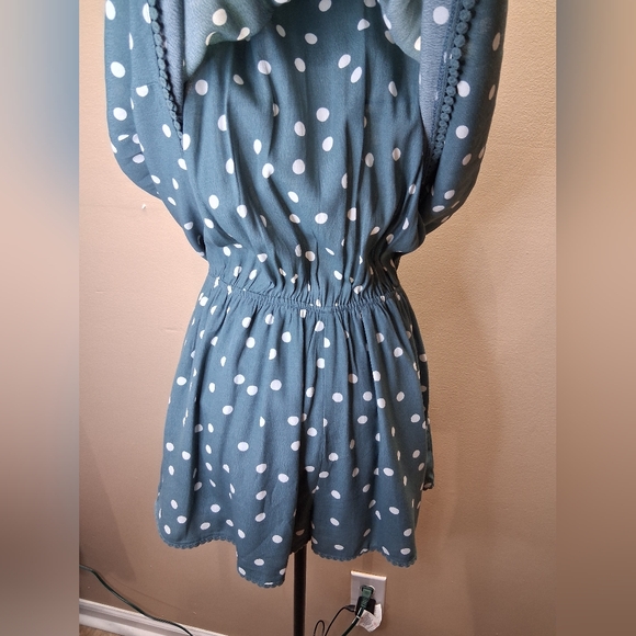 Polka Dot Halter Jumper - Picture 5 of 11